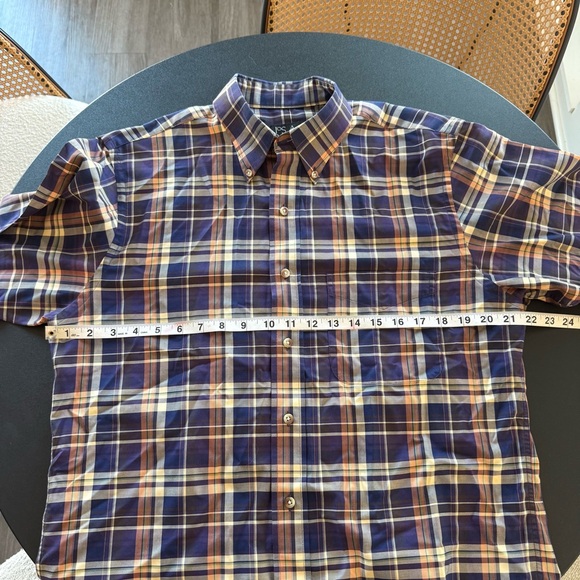 3/$20⚡️ Jos. A Bank Traveler Collection Plaid Button Down Shirt Tailored Fit - Picture 10 of 16